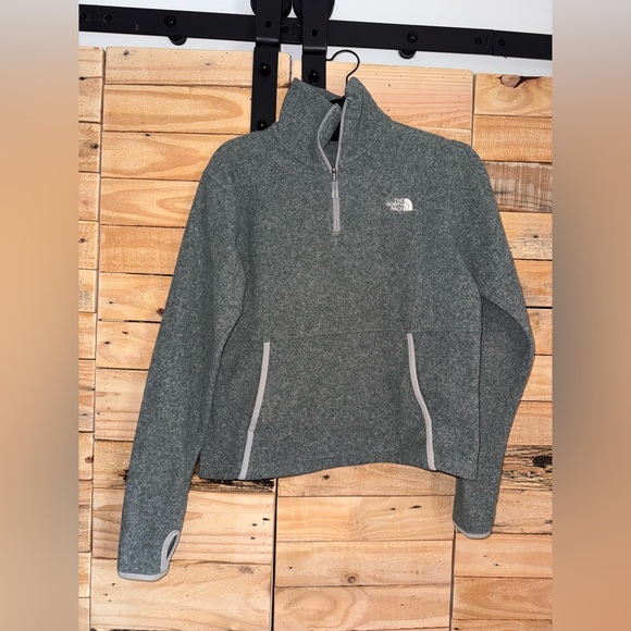 The North Face Charcoal Fleece Jacket - Picture 1 of 4